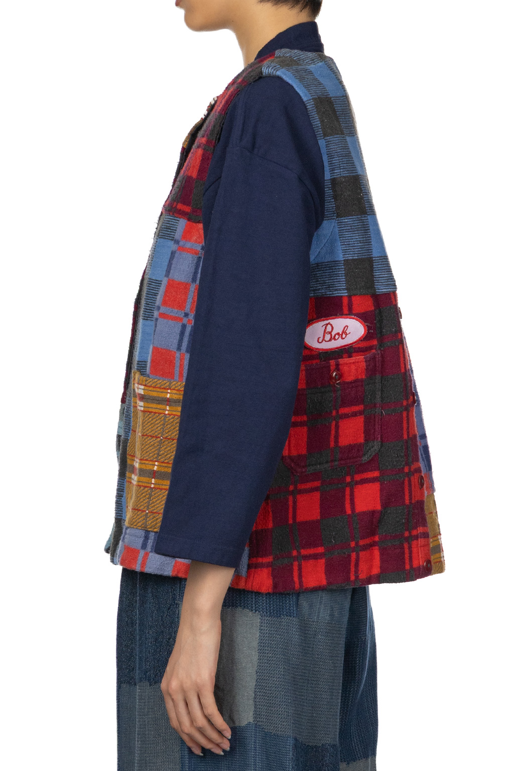 Tigre Brocante - Euro Heavy Flannel Shirt Mix Tunic Vest